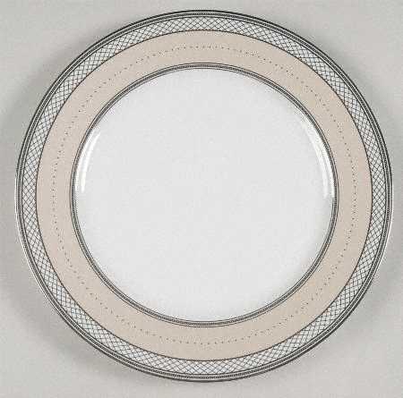 Silk Ribbon Ivory 12" Chop Plate (Round Platter)