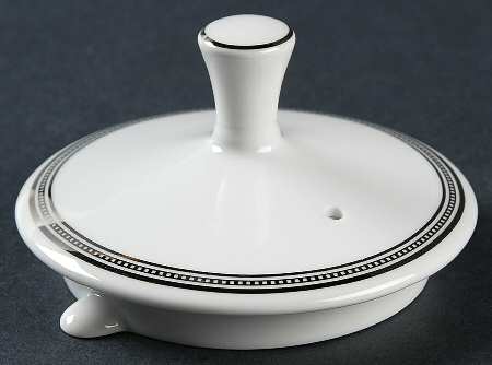 Silk Ribbon Pearl Lid for Coffee Pot