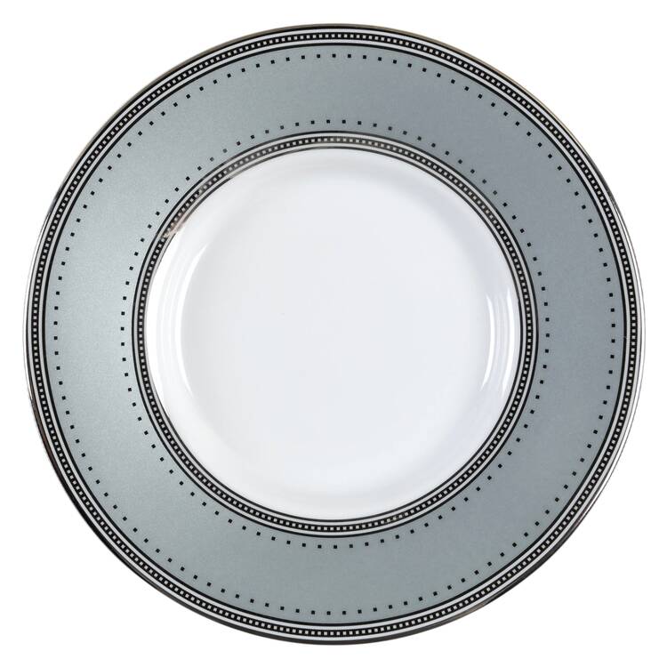 Silk Ribbon Slate Saucer