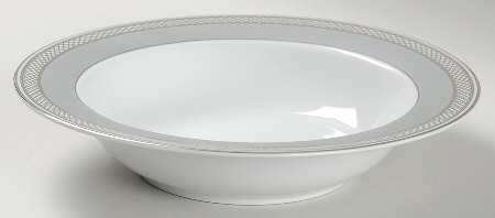 Silk Ribbon Slate Rim Fruit/Dessert (Sauce) Bowl
