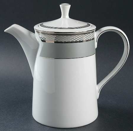 Silk Ribbon Slate Coffee Pot & Lid by Ralph Lauren China