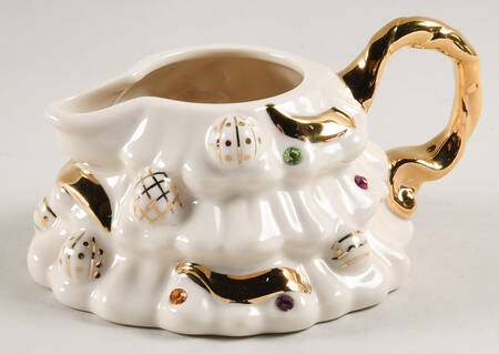 Jeweled Christmas Creamer No Lid