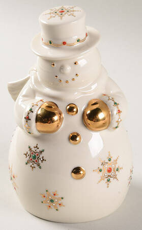 China Jewels Christmas Snowman Votive Top