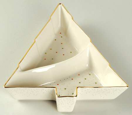 China Jewels Christmas Divided Server-Tree Shape/2 Pt
