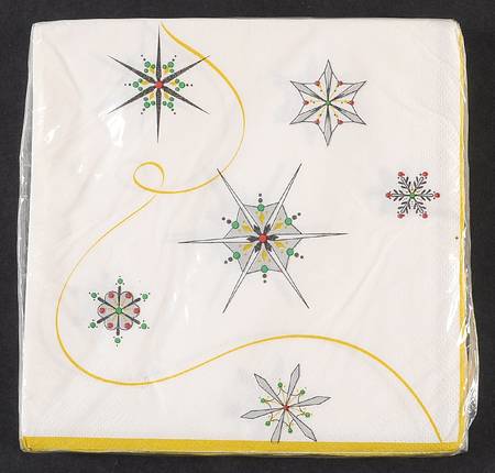 Merry and Bright Snowflake Package of Paper Luncheon Napkins