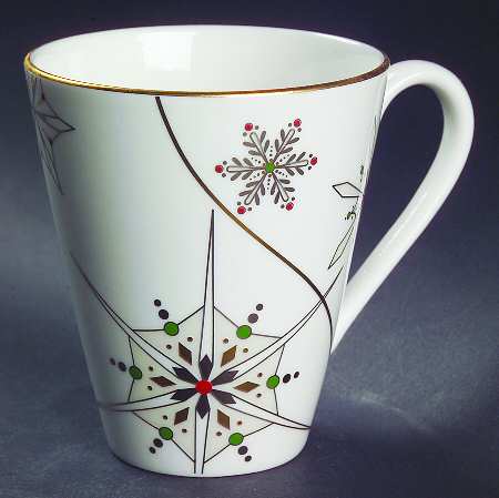 Merry and Bright Snowflake Mug by Lenox