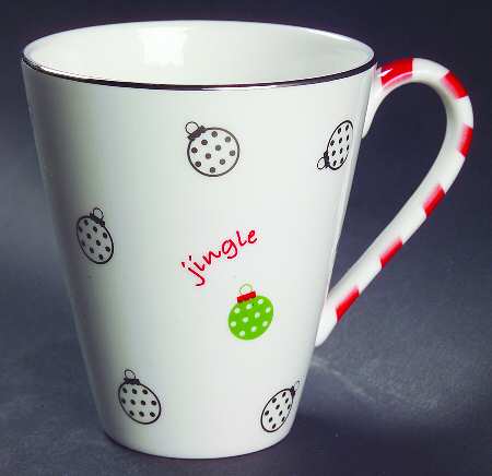 Merry and Bright Silhouette Mug