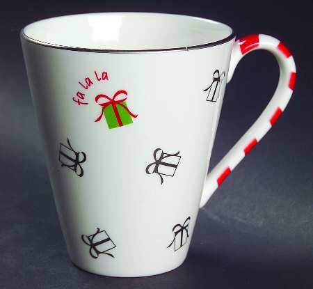 Merry and Bright Silhouette Mug