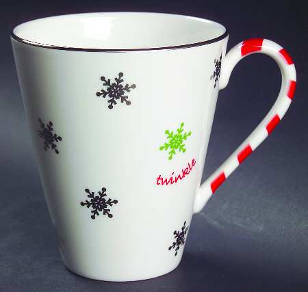 Merry and Bright Silhouette Mug