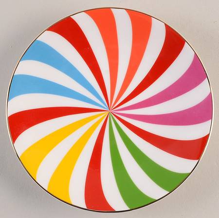 Peppermint Twist Canape Plate