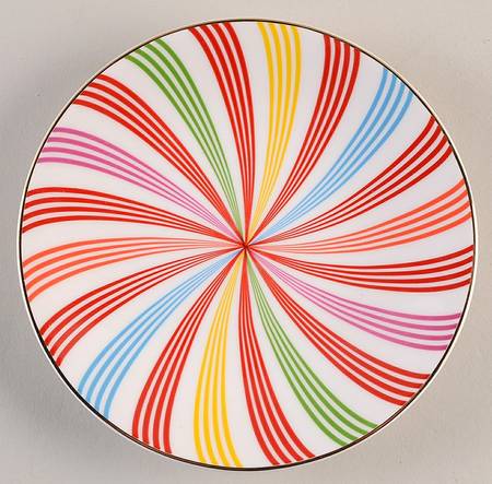 Peppermint Twist Canape Plate
