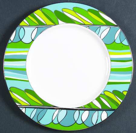 Oleander Avenue Accent Luncheon Plate