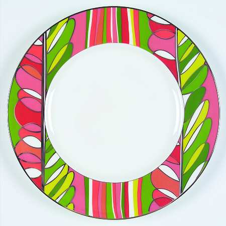 Oleander Avenue Accent Luncheon Plate
