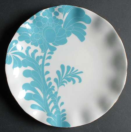 Gwinnett Lane Turquoise Accent Luncheon Plate
