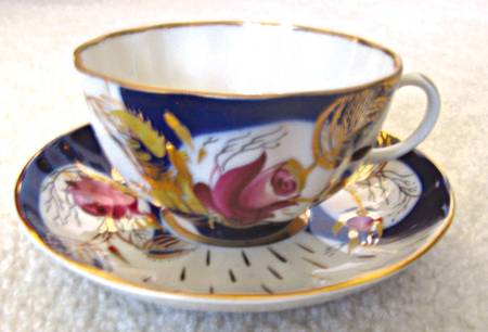 Summer Rain Footed Cup & Saucer Set