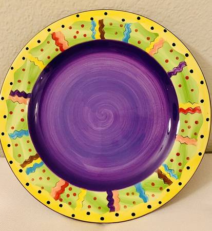 Mardi Gras Dinner Plate
