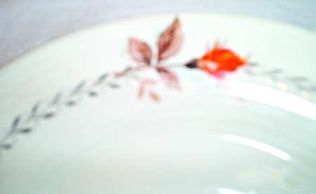 Vermillion Buds Saucer