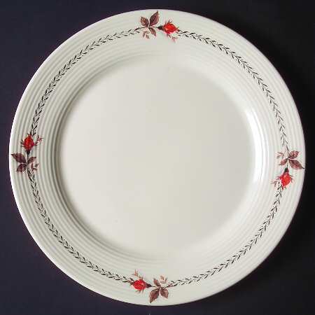 Vermillion Buds by Limoges-American