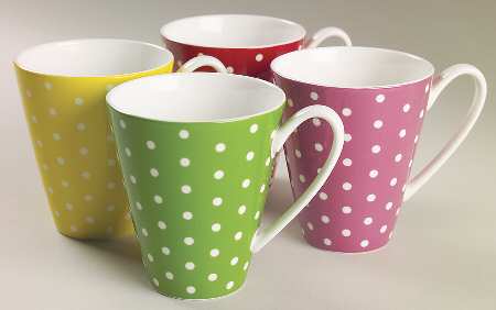 Larabee Dot Mug - Set of 4