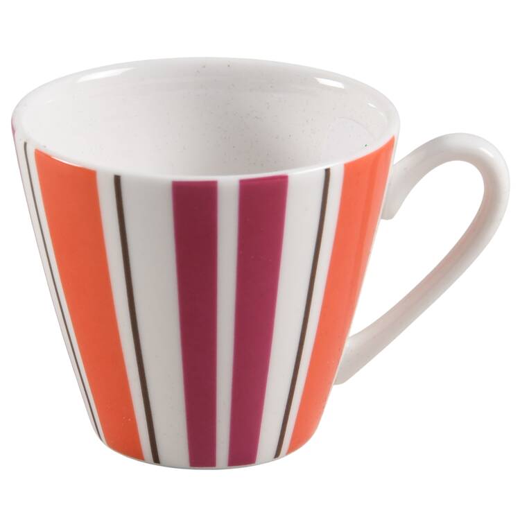 Collins Stripe Flat Demitasse Cup