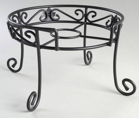 Woven Traditions Paprika Metal Warmer Stand