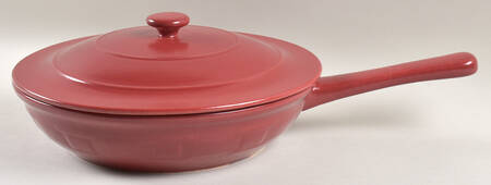 Woven Traditions Paprika 11" Skillet & Lid
