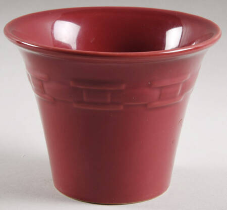 Woven Traditions Paprika 4" Flower Pot No Underplate