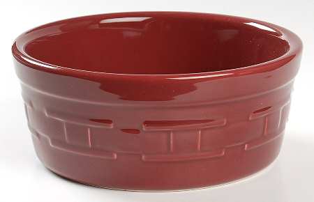 Woven Traditions Paprika Pet Bowl