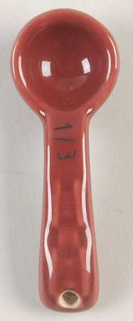 Woven Traditions Paprika 1/3 Teaspoon Ceramic Measuring Spoon