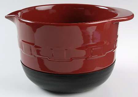 Woven Traditions Paprika 11" Stay Put Mixing Bowl