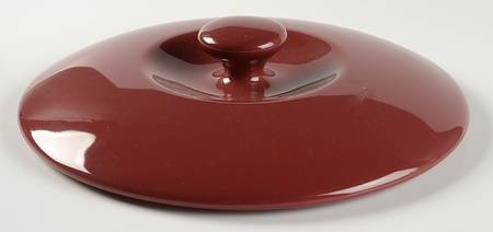 Woven Traditions Paprika Lid for 4 Quart Round Casserole