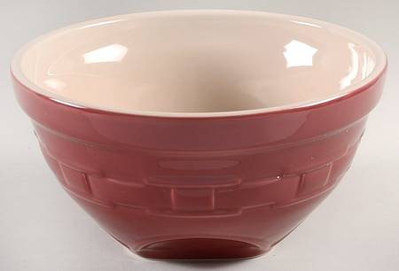 Woven Traditions Paprika 9" Mixing Bowl