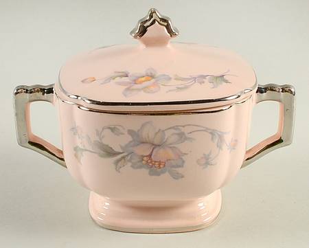 Silver Moon (Royal Beige Ware) Sugar Bowl & Lid