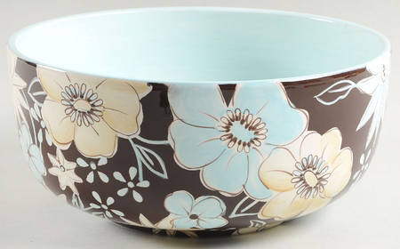 Casual Blues 8" Round Vegetable Bowl