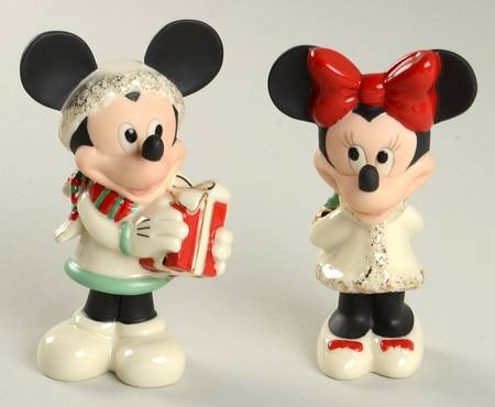 Mickey & Minnie Disney Figural Giftware Figural Salt and Pepper