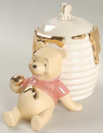 Pooh Figural Giftware Figural Sugar Bowl & Lid