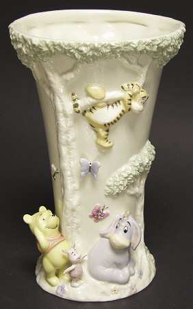 Pooh Figural Giftware 9" Vase