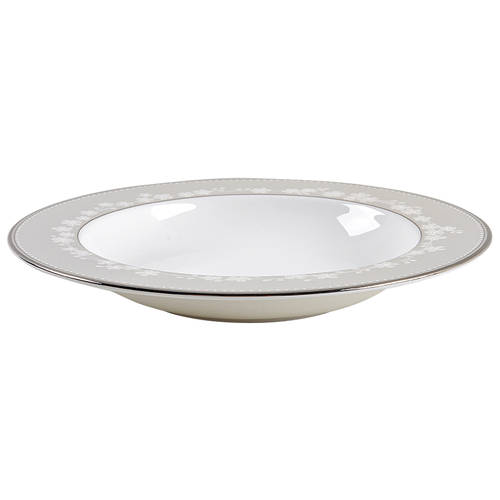 Bellina (Platinum Trim) 9" Soup/Pasta Bowl