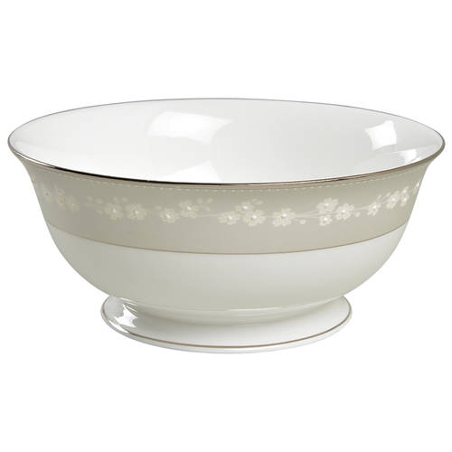 Bellina (Platinum Trim) 8" Round Serving Bowl