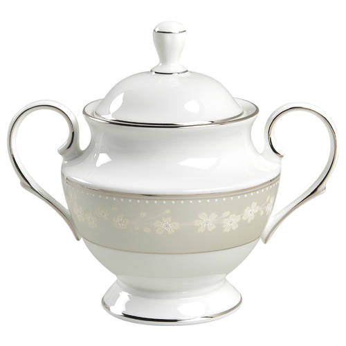 Bellina (Platinum Trim) Sugar Bowl & Lid