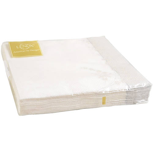 Bellina (Platinum Trim) Package of Paper Luncheon Napkins