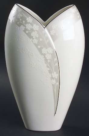 Bellina (Platinum Trim) 10" Vase