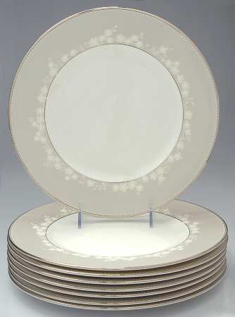 Bellina (Platinum Trim) Dinner Plate - Set of 8