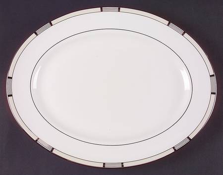 High Society 13" Oval Serving Platter