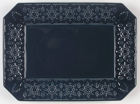 Mediterra Collection 17" Sculptured Rectangular Platter