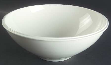 Ubiquity Cream 10" Large Salad Serving Bowl