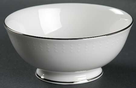 Herald Square White Fruit/Dessert (Sauce) Bowl