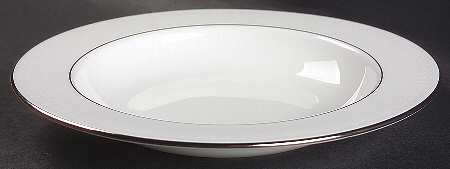 Herald Square White 9" Soup/Pasta Bowl
