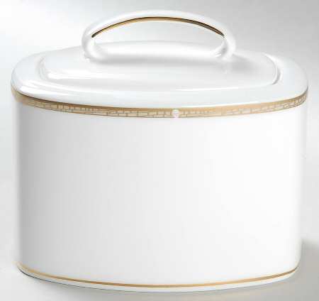 June Lane Gold Sugar Bowl & Lid