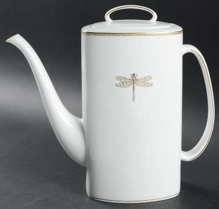June Lane Gold Coffee Pot & Lid
